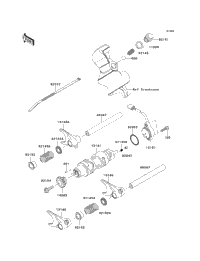 Gear Change Drum/Shift Fork(S)
