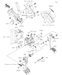 Brake Pedal/Throttle Lever