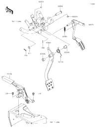 Brake Pedal/Throttle Lever