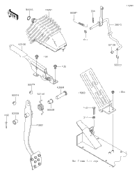 Brake Pedal/Throttle Lever