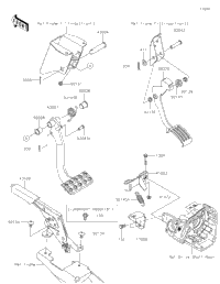 Brake Pedal/Throttle Lever