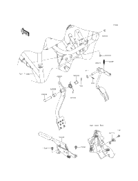 Brake Pedal/Throttle Lever