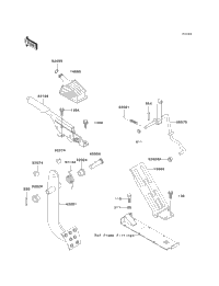 Brake Pedal/Throttle Lever