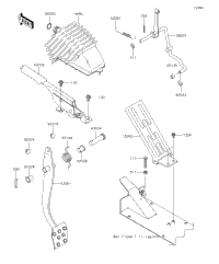 Brake Pedal/Throttle Lever