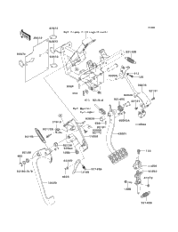Brake Pedal/Throttle Lever