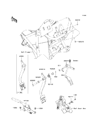 Brake Pedal/Throttle Lever
