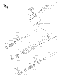Gear Change Drum/Shift Fork(S)