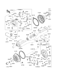 Rear Hubs/Brakes (H6f/H7f)