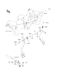 Brake Pedal/Throttle Lever