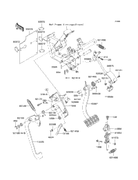 Brake Pedal/Throttle Lever