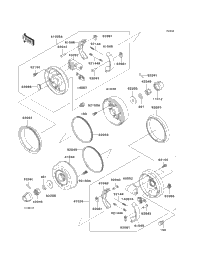 Front Hubs/Brakes (Kaf950-A1/A2)