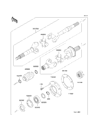 Drive Shaft-Rear