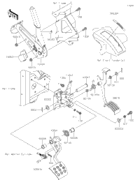 Brake Pedal/Throttle Lever