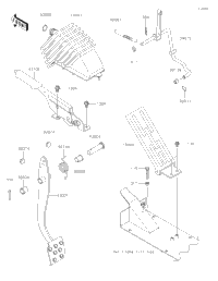 Brake Pedal/Throttle Lever