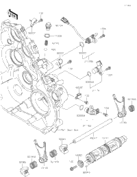 Gear Change Drum/Shift Fork(S)
