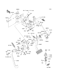 Brake Pedal/Throttle Lever