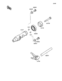 Change Drum/Shift Fork