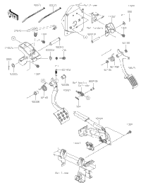 Brake Pedal/Throttle Lever