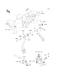 Brake Pedal/Throttle Lever