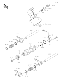 Gear Change Drum/Shift Fork(S)