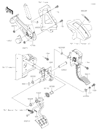 Brake Pedal/Throttle Lever
