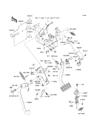 Brake Pedal/Throttle Lever