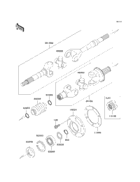 Drive Shaft-Rear (Kaf620-G1-G3)