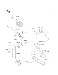 Brake Pedal/Throttle Lever