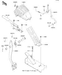 Brake Pedal/Throttle Lever