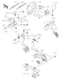 Brake Pedal/Throttle Lever
