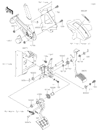 Brake Pedal/Throttle Lever