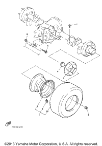 Rear Axle Mount Wheel