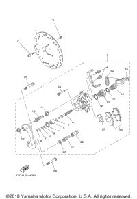 Rear Brake Caliper 2