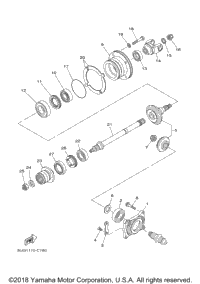 Middle Drive Gear