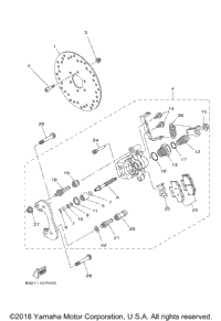 Rear Brake Caliper 2
