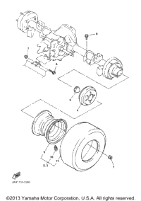 Rear Axle Mount Wheel