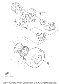 Rear Axle Mount Wheel