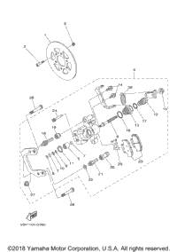 Rear Brake Caliper 2