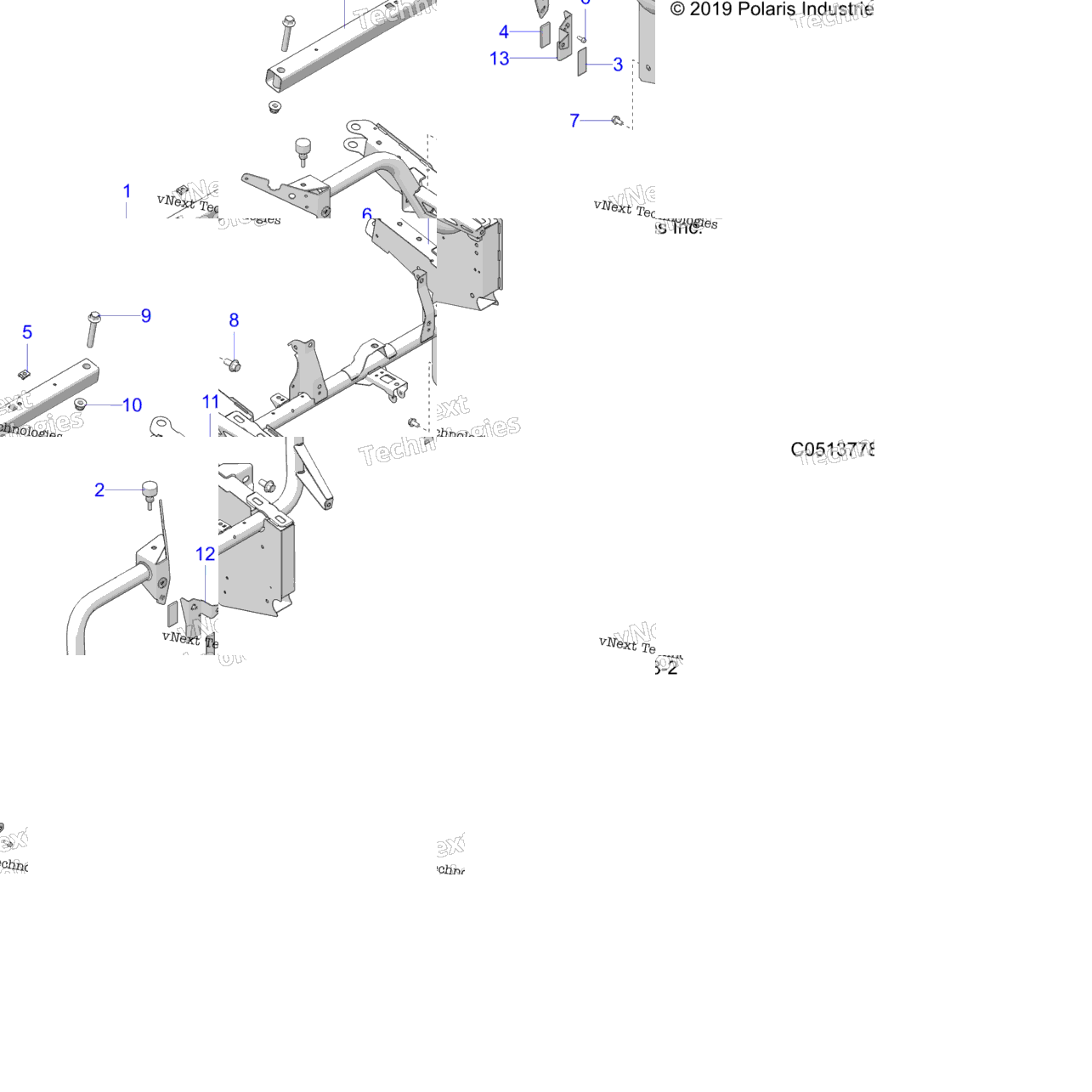 Chassis, Front Frame Asm. (C05137782)