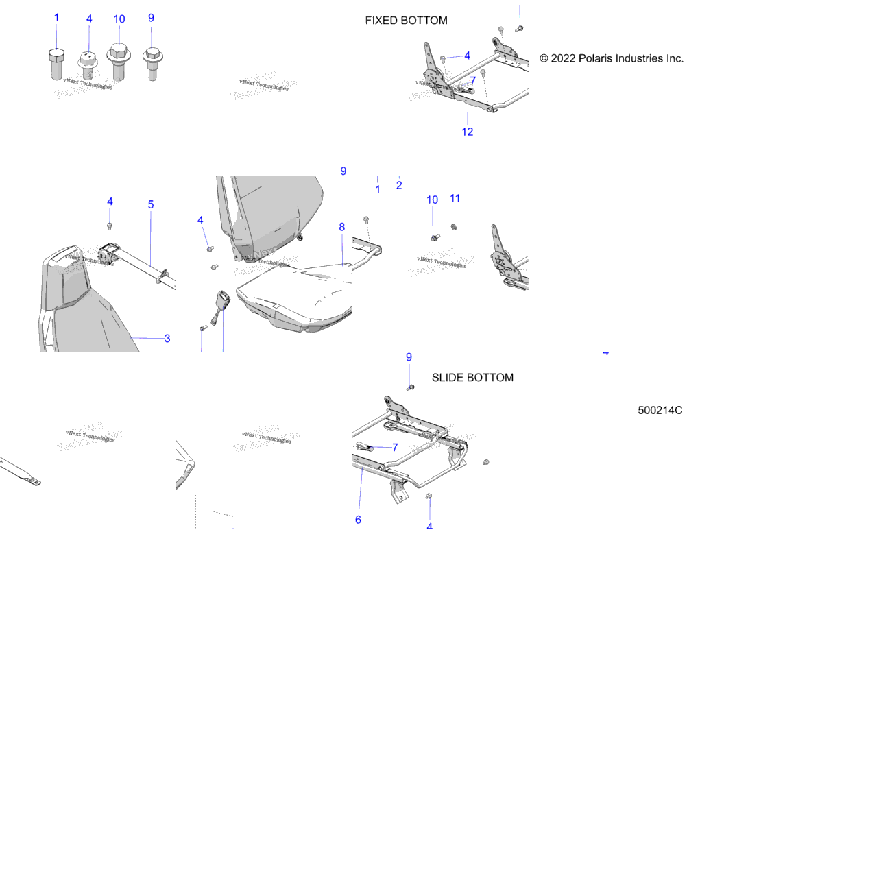 Body, Seat And Seat Belt Mounting (500200C)