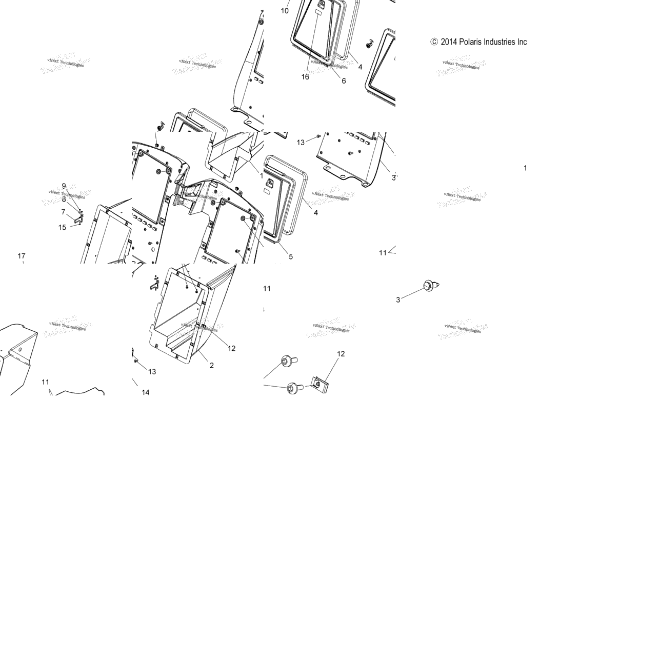 Body, Storage Compartments, Rear All Options