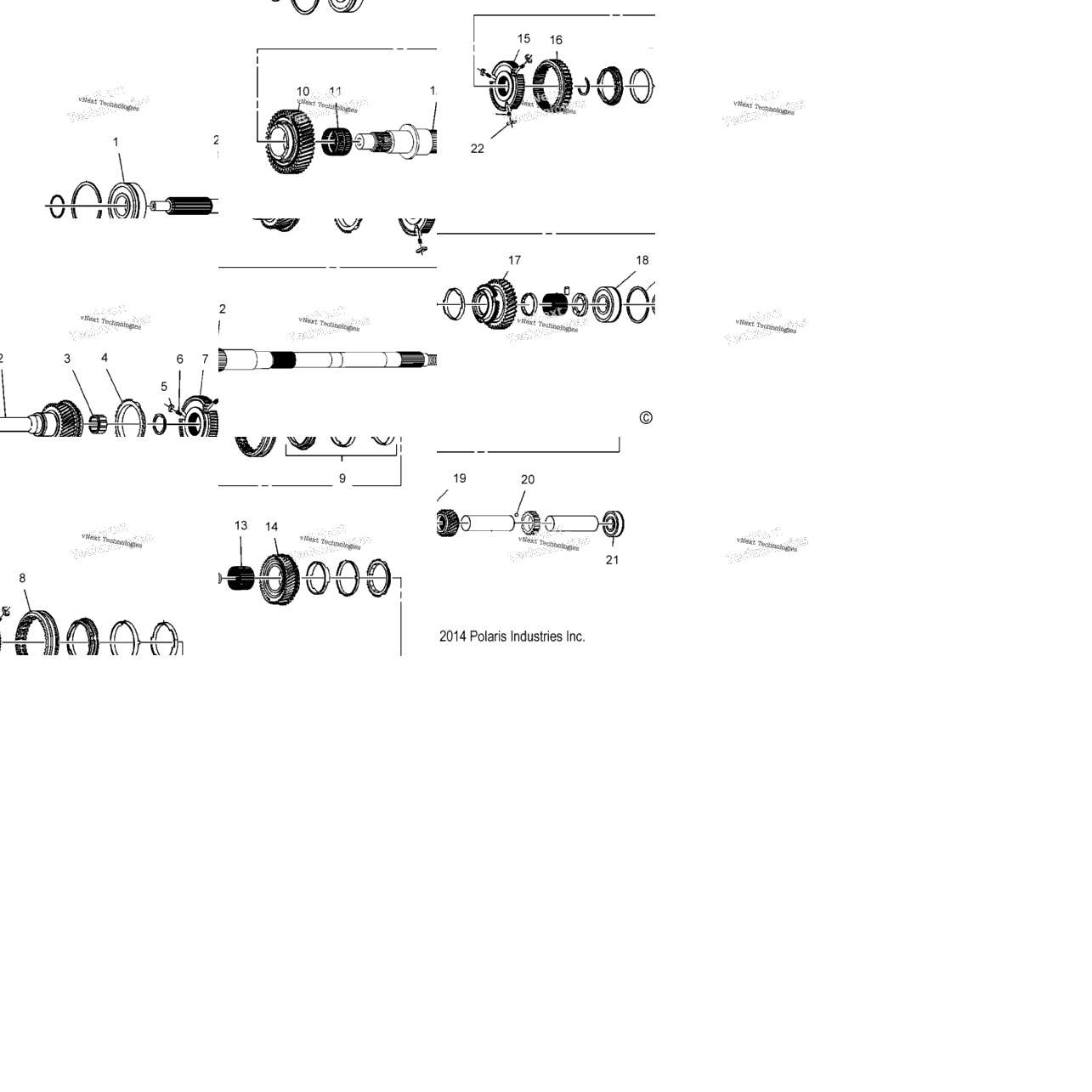 Drive Train, Transmission, Input And Main Shaft All Options