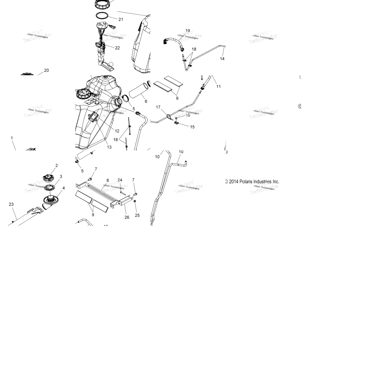 Fuel System, Fuel Tank Asm. All Options