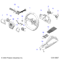 Controls, Hand Controls Auto T23aargb/Hb All Options (C0513837)