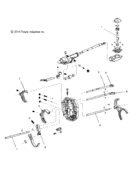 Drive Train, Transmission, Shift Control Comp. All Options