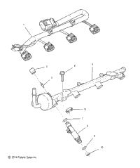 Engine, Fuel Injector Rail All Options