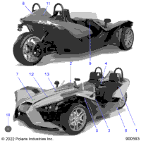 Body, Decals And Badges T23aapgd/Hd All Options (900593)