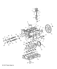 Engine, Cylinder Block And Related Parts All Options