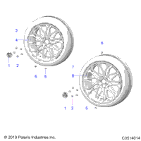 Wheel, Front And Rear All Options