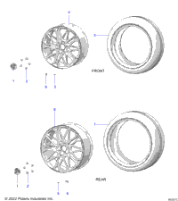 Wheels, Front And Rear T23aalhb/Gb